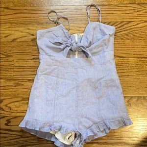 COTTON CANDY LA TIE FRONT ROMPER